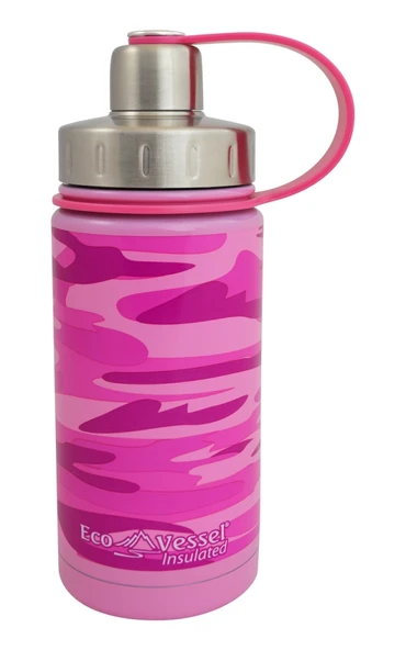 Eco Vessel Twist Triple Insulated Bottle With Screw Termos 0.40 Litre-PEMBE ürün görseli 1