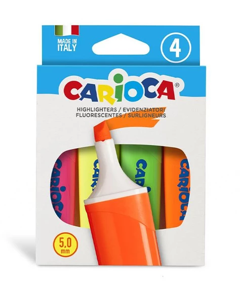 Carioca 4lü Fosforlu Kalem Seti ürün görseli 1