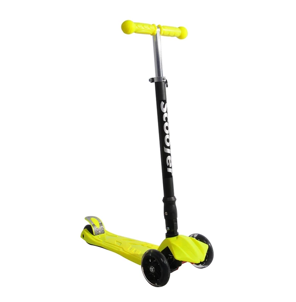 Xslide Işıklı Tekerlekli Scooter-SARI ürün görseli 1