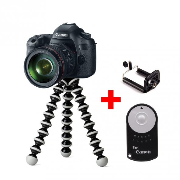 Canon Fotoğraf Makineleri için Masaüstü Tripod Seti st456321-25449 ürün görseli 1