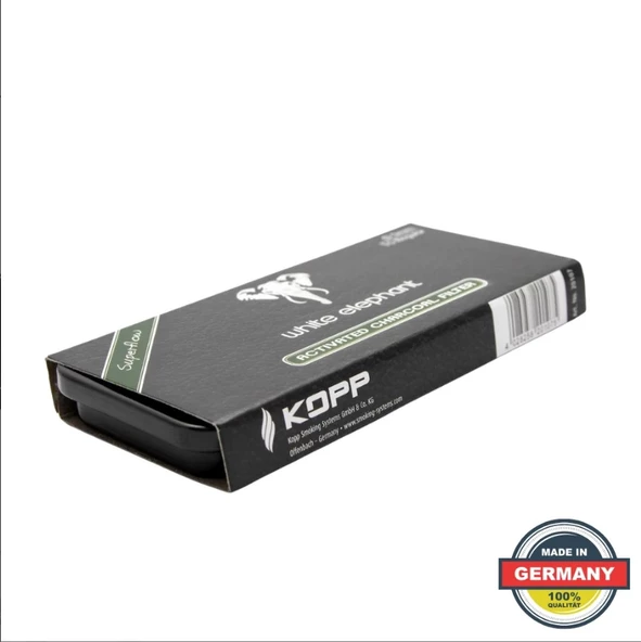White Elephant 9mm Kömürlü Pipo Filtresi (10 Adet) ürün görseli 1