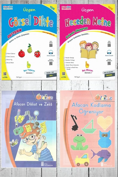 1.Sınıf Görsel Dikte+Heceden Metne+Dikkat ve Zeka+Kodlama ürün görseli 1