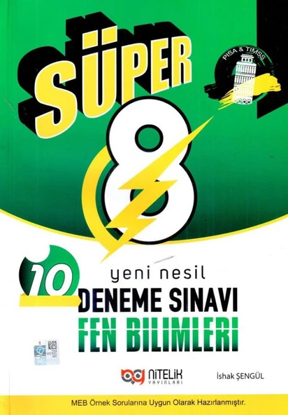 NİTELİK 8.SINIF DENEME YENİ NESİL SÜPER FEN BİLİMLERİ ürün görseli 1
