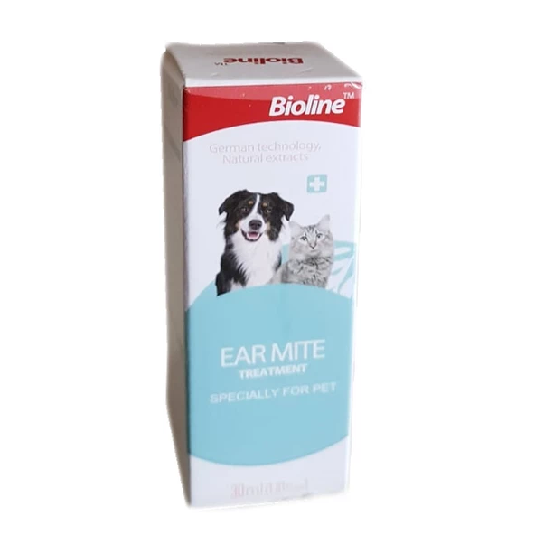 Bioline Kedi ve Köpek Kulak Temizleme Yağı 30ml ürün görseli 1
