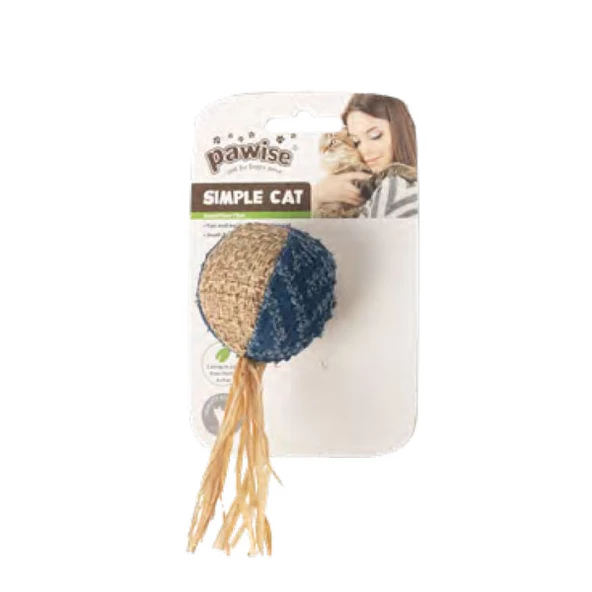 Pawise Simple Cat Hasır Kedi Oyuncağı Top ürün görseli 1
