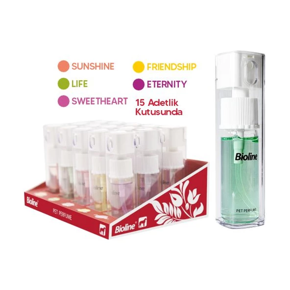 Bioine 5 Çeşit 3er Adet 10 Ml Parfüm Standı ürün görseli 1