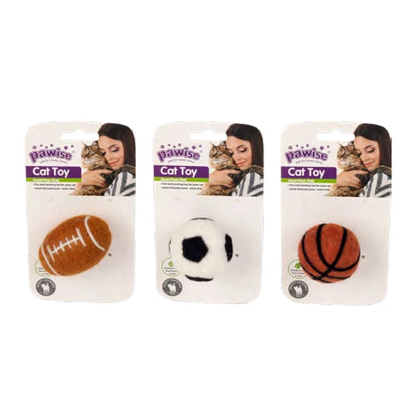 Pawise Meow Meow Life Zilli Peluş Top Oyuncak ürün görseli 1