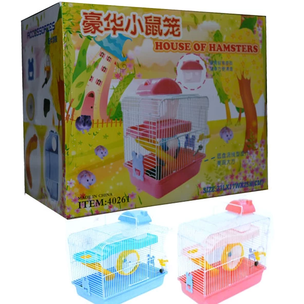EuroGold Hamster Kafesi (23x17x25) ürün görseli 1
