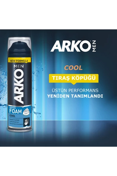 Arko Men Cool Tıraş Köpüğü 200 ml - Resim 4