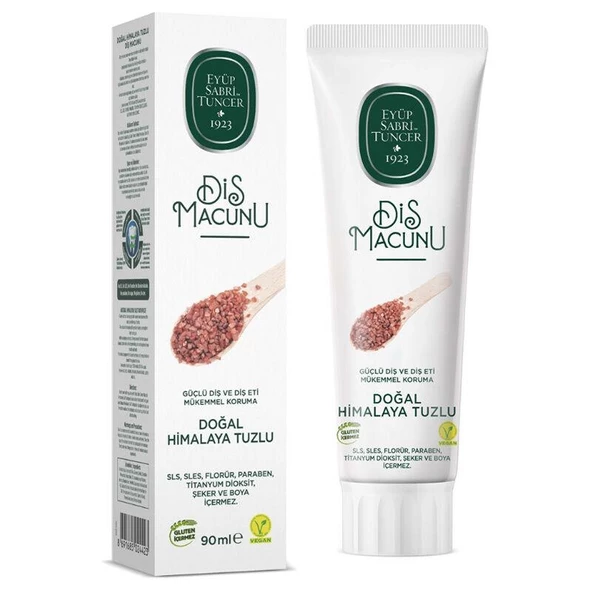 Eyüp Sabri Tuncer Diş Macunu 90ml Doğal Himalaya Tuzlu ürün görseli 1