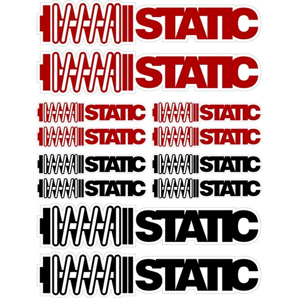 Static A4 Sticker Seti 12 Parça ürün görseli 1