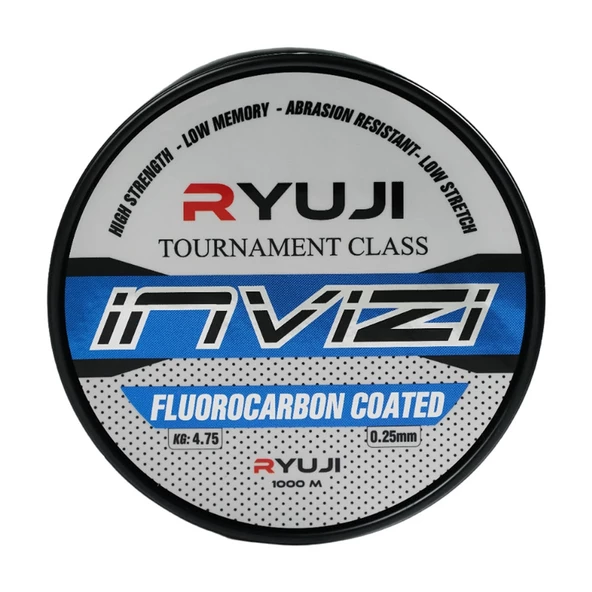 Ryuji Invizi 1000m Fluorocarbon Coated Misina Kalınlık (mm) : 0,25mm ürün görseli 1