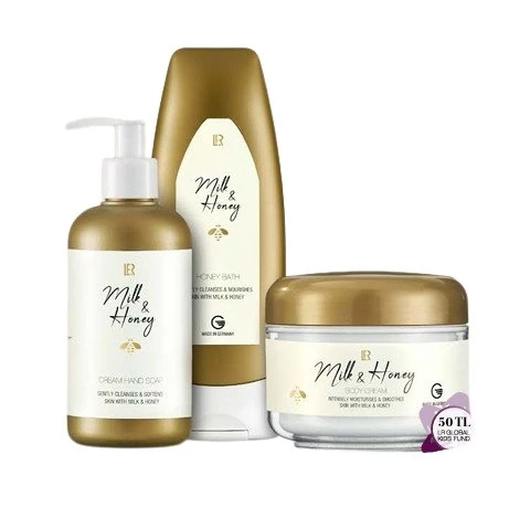 Süt & Bal Vücut Bakım Seti (Milk & Honey Body Lotion Set) ürün görseli 1