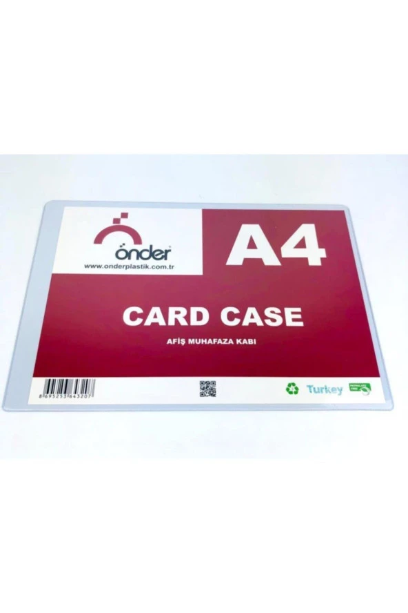 Önder Tabela Poşeti (Afiş Muhafaza Kabı) Asetat A4 (10 Lu Paket) ürün görseli 1