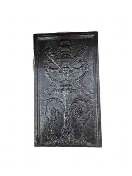 XV. Louis Temalı Fireback Şömine Ateş Plakası 42x72cm ürün görseli 1