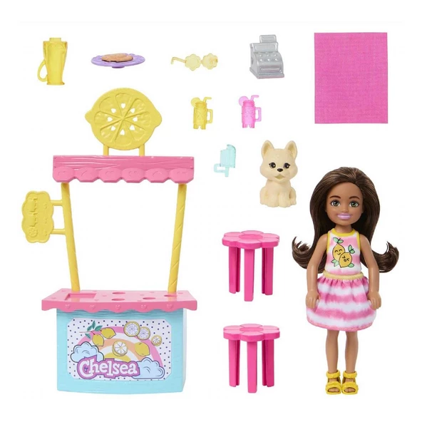 Barbie Chelsea Limonata Standı Oyun Seti ürün görseli 1