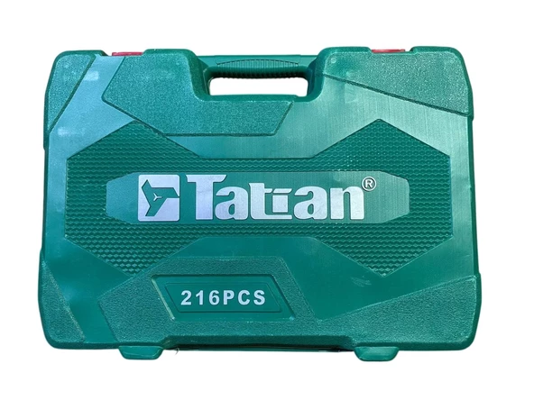 Tatian Profesyonel Lokma Takımı 72 Diş Eğik Cırcır 216 Parça ürün görseli 1