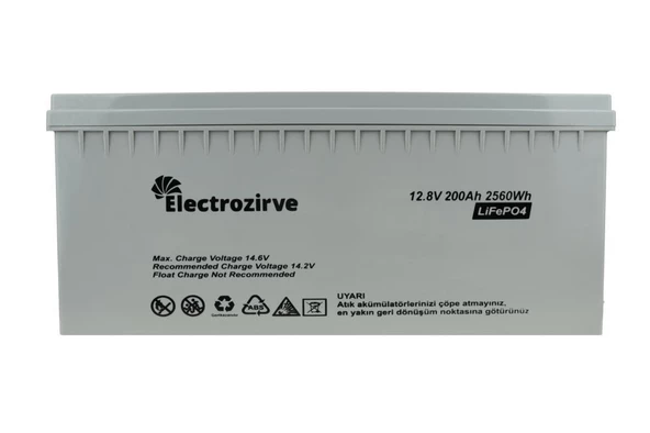 Elektrozirve Lityum (LiFePO4) Akü 200Ah ürün görseli 1