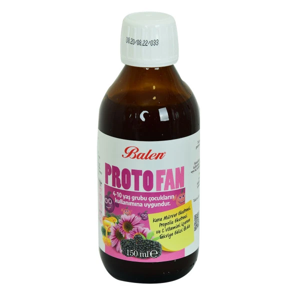 Balen ProtoFan Kara Mürver Propolis Ekstratlı C Vitaminli Takviye Edici Gıda 150 ML ürün görseli 1