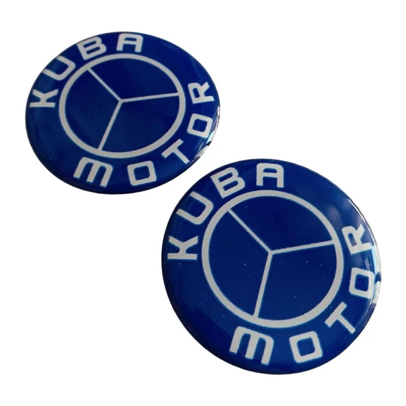 Kuba Logo Damla Etiket 5X5CM 2Li Lacivert ürün görseli 1