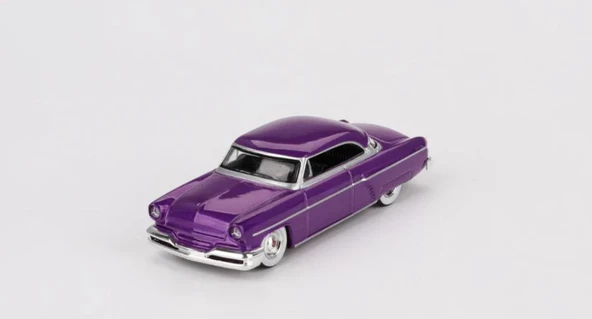 Mini GT 757 Lincoln Capri Hot Rod 1954 Purple Metallic LHD Model Araba ürün görseli 1
