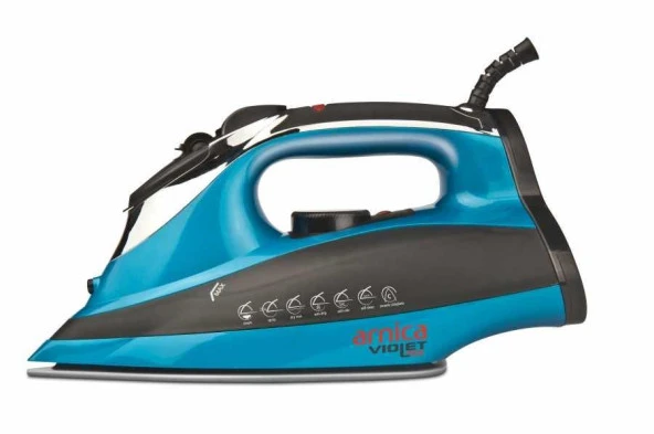 Arnica  Violet 2600 W Plus Seramik Ütü Mavi ürün görseli 1