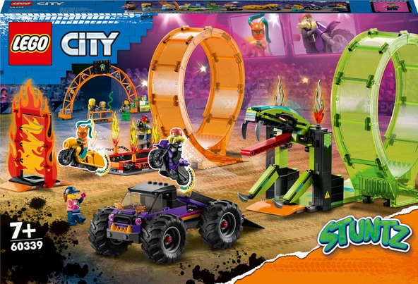 LEGO 60339 City Çift Çemberli Gösteri Arenası ürün görseli 1