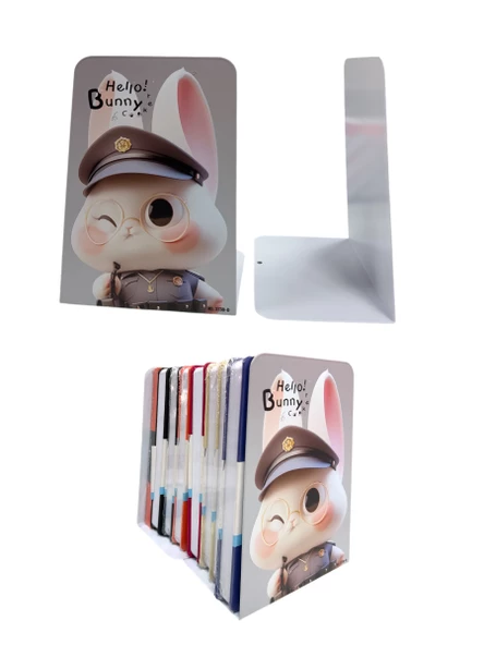 Aytan 3738 Figürlü 2 Li Kitap Tutucu - Tavşan ürün görseli 1
