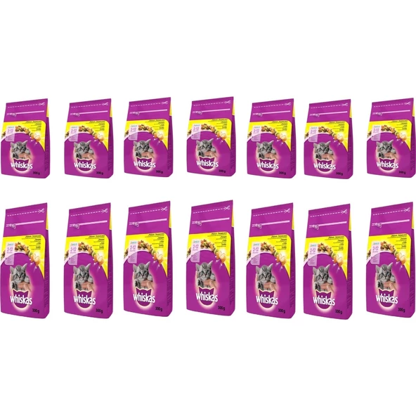 Tavuklu ve Sebzeli Kuru Kedi Maması 300 gr x 14 Adet ürün görseli 1
