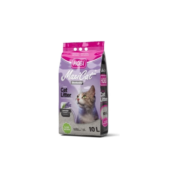 Maxicat Lavanta Kokulu Bentonit Kedi Kumu 10 Litre ürün görseli 1