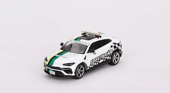 Mini GT 591 Lamborghini Urus 2022 Macau GP Official Safety Car Model Araba ürün görseli 1