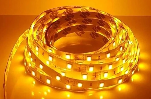 Cata Gold 240 Ledli Amber Şerit Led İç Mekan 5 Metre Ct-4538 ürün görseli 1