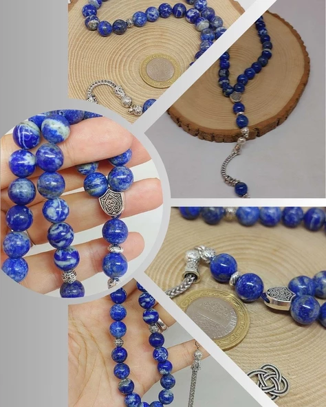 Lapis Taşı 33lük Tesbih 10mm (4445) ürün görseli 1