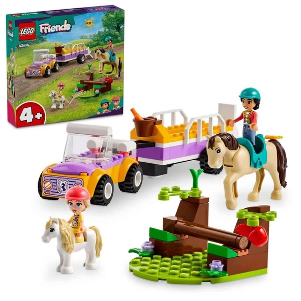 LEGO® Friends At ve Midilli Römorku 42634 - Resim 4