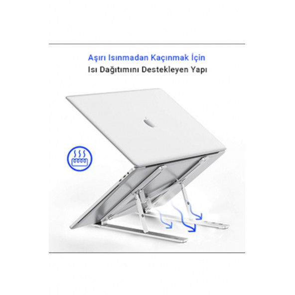 Mühlen N29-3 Ergonomik Taşınabilir Katlanır Pc Tablet Standı - Resim 4