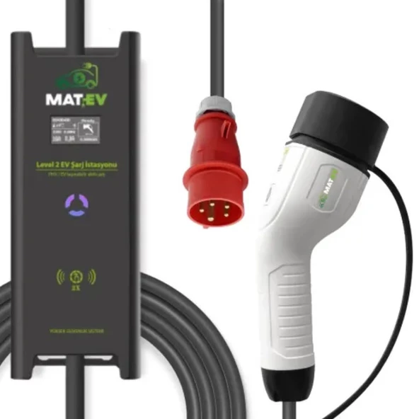 MatEV Şarj MZ-AC-11kW-P-16A Taşınabilir Şarj İstasyonu ürün görseli 1