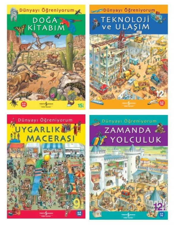 İş Bankası Dünyayı Öğreniyorum Seti 4 Kitap ürün görseli 1