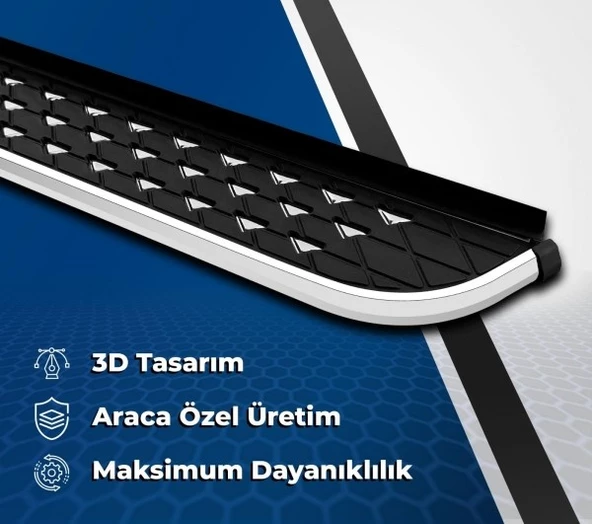 OPEL COMBO D 2010 2011 2012 2013 2014 2015 2016 2017 2018 YAN BASAMAK - Resim 4