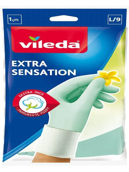 Vileda Extra Sensation Temizlik Bulaşık Ediveni Büyük Boy L/9 ürün görseli 1