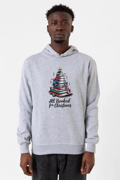All Booked For Christmas Grimelanj Erkek Kapşonlu 3ip Sweatshirt ürün görseli 1