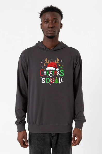Christmas Squad Füme Erkek 2ip Kapşonlu ürün görseli 1