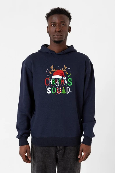 Christmas Squad Lacivert Erkek 3ip Kapşonlu ürün görseli 1