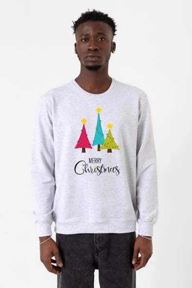 Merry Christmas Karmelanj Erkek 2ip Sweatshirt ürün görseli 1
