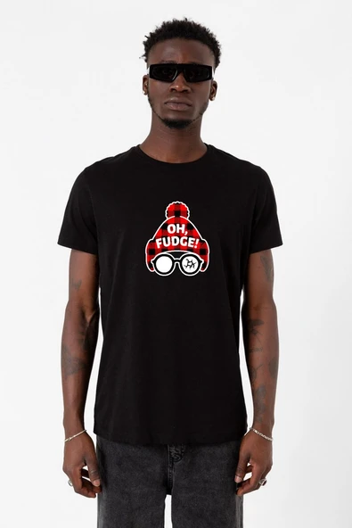 Oh Fudge Christmas Siyah Erkek Tshirt ürün görseli 1