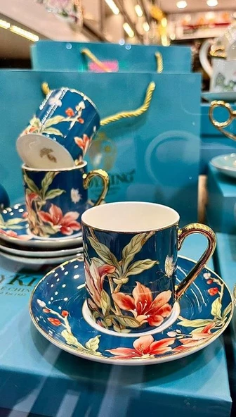 Royking Debora 6 lı Kahve Fincan Takımı YNS 004 ürün görseli 1