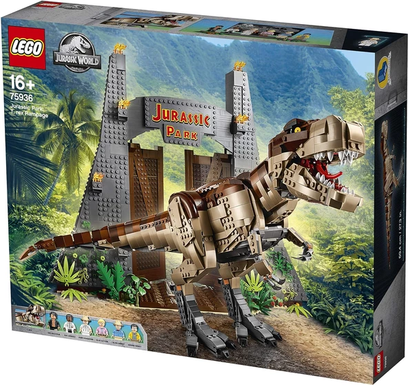 LEGO 75936 Jurassic World Jurassic Park: T.rex Rampage ürün görseli 1