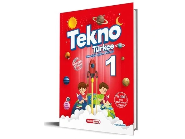 Kırmızı Beyaz Tekno 1.Sınıf Türkçe Yeni ürün görseli 1