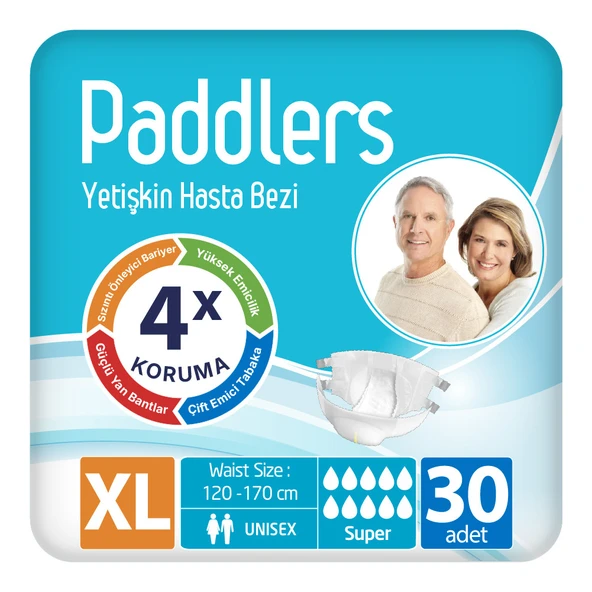 Paddlers Yetişkin Bantlı Bez X-Large 30 Adet ürün görseli 1