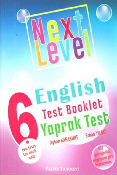 PALME 6.SINIF ENGLISH TEST BOOKLET YAPRAK TEST NEXT LEVEL ürün görseli 1