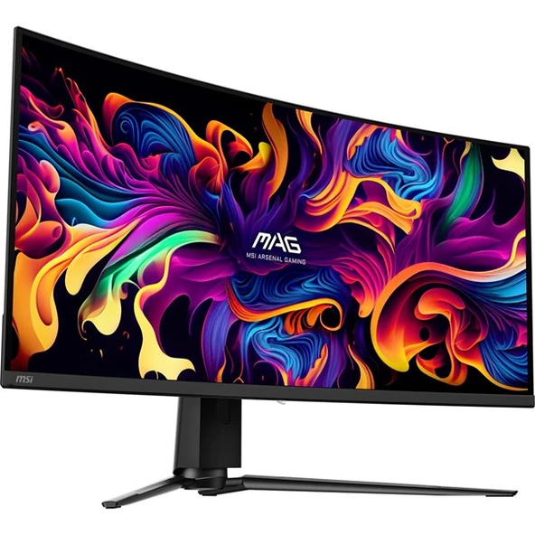 MSI 34" QD-OLED MAG 341CQP 0.03MS 175HZ KAVISLI GAMING MONİTÖR 3440X1440 ürün görseli 1
